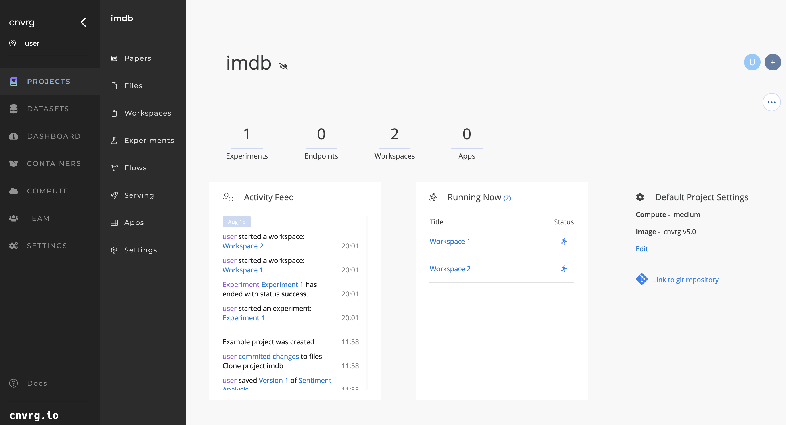 Project Dashboard