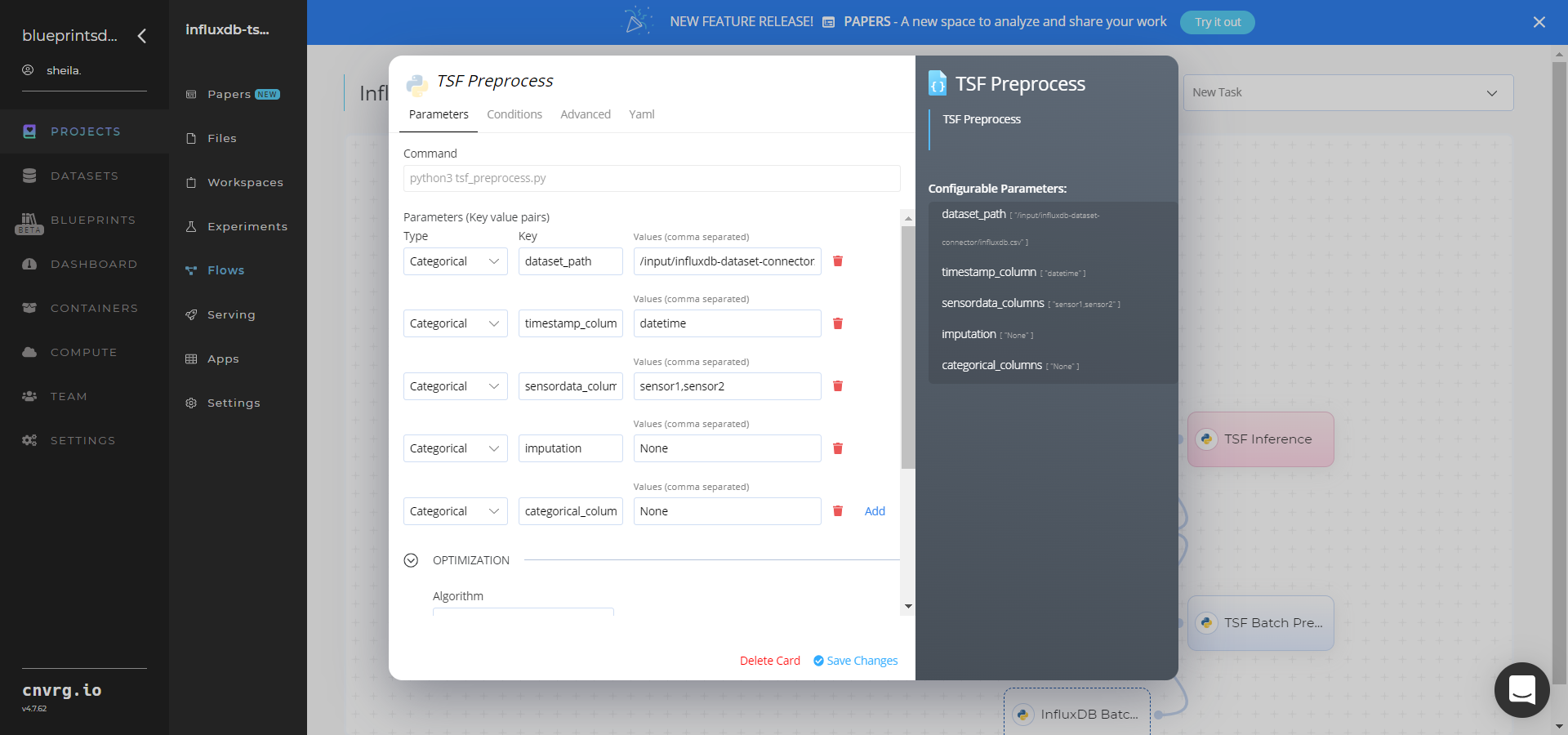 Preprocess Params