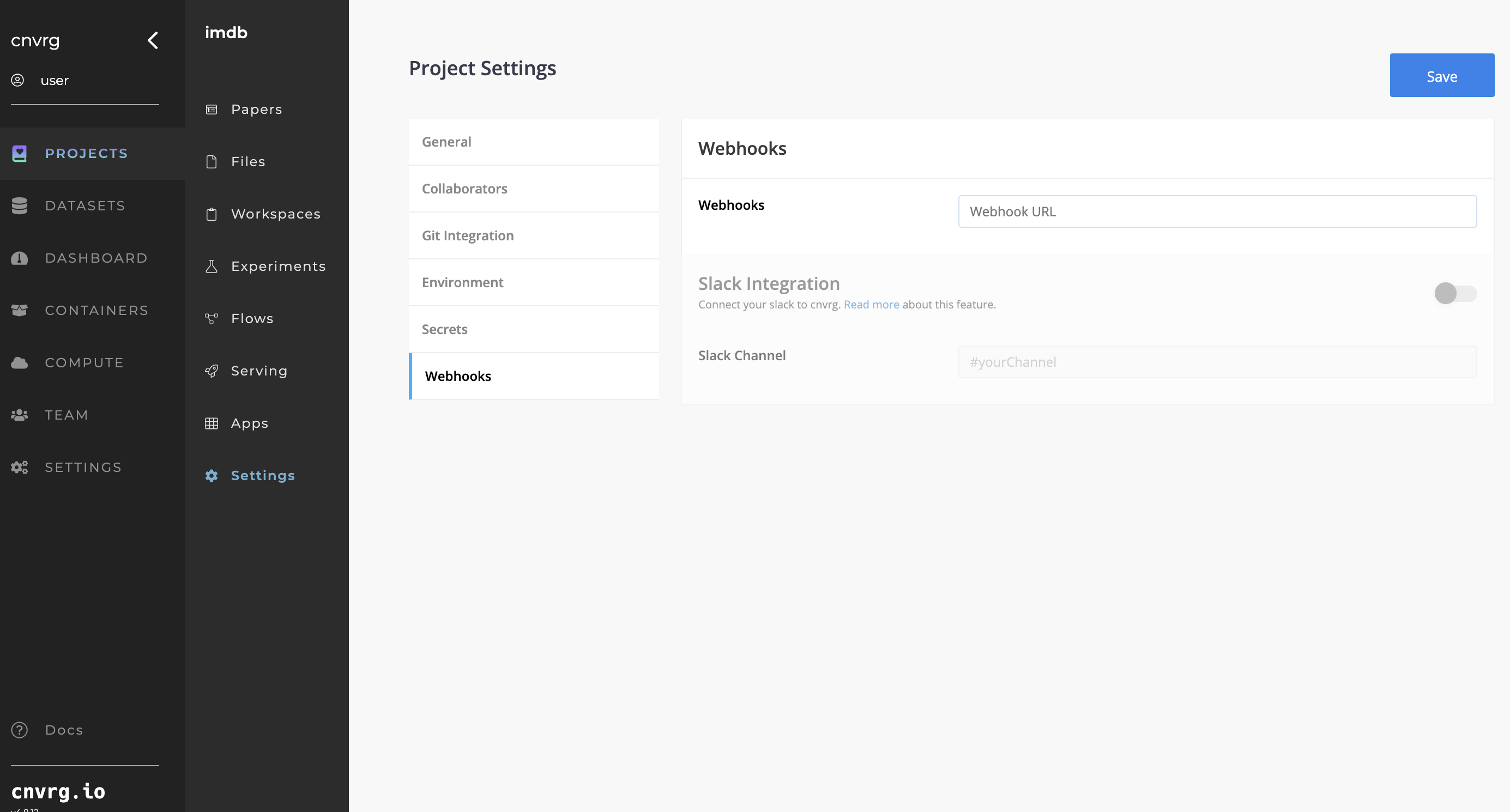 Project Webhooks